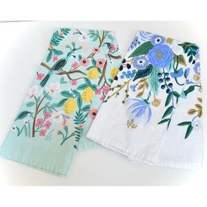 Rifle Paper Co. Garden Party Blue & Shanghai Garden Tea Towels